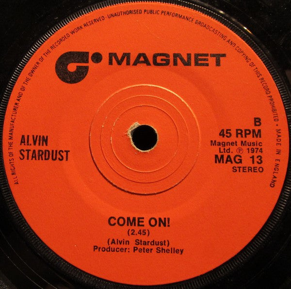 Alvin Stardust - You You You (7) (Very Good Plus (VG)) - DaddyPop