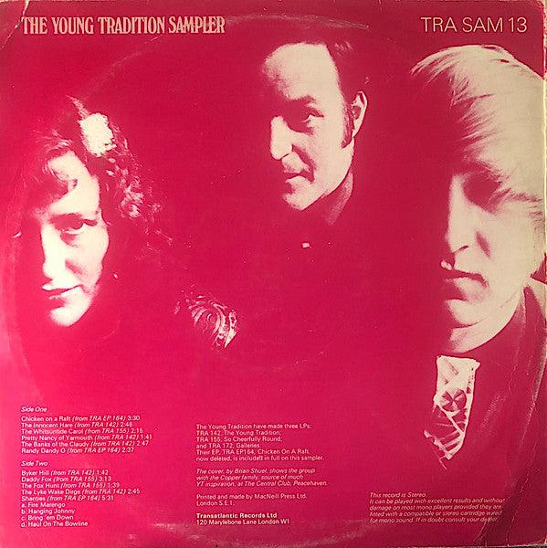 The Young Tradition : The Young Tradition Sampler (LP, Comp, Smplr)