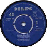 Ronnie Carroll : Ring-A-Ding Girl (7", Mono)