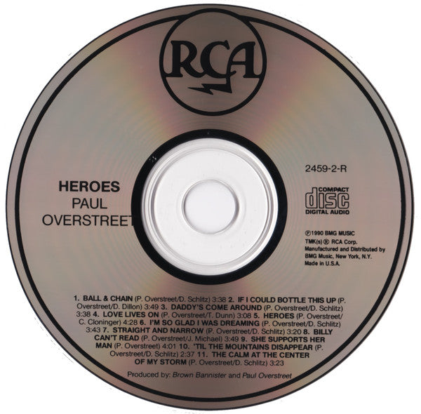 Paul Overstreet : Heroes (CD, Album)