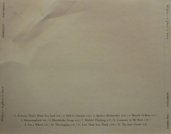 Wilco : A Ghost Is Born (CD, Album, Enh)
