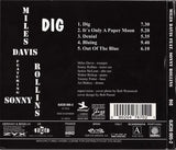 Miles Davis Featuring Sonny Rollins - Dig (CD) (Very Good Plus (VG)) - DaddyPop