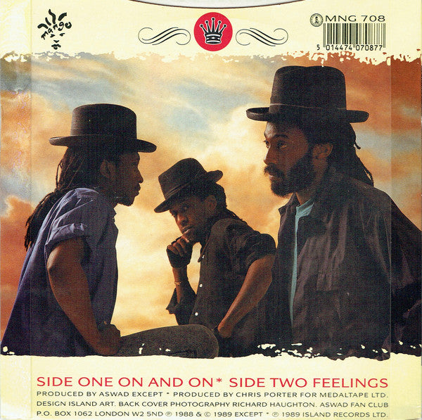 Aswad - On And On (7) (Very Good Plus (VG)) - DaddyPop