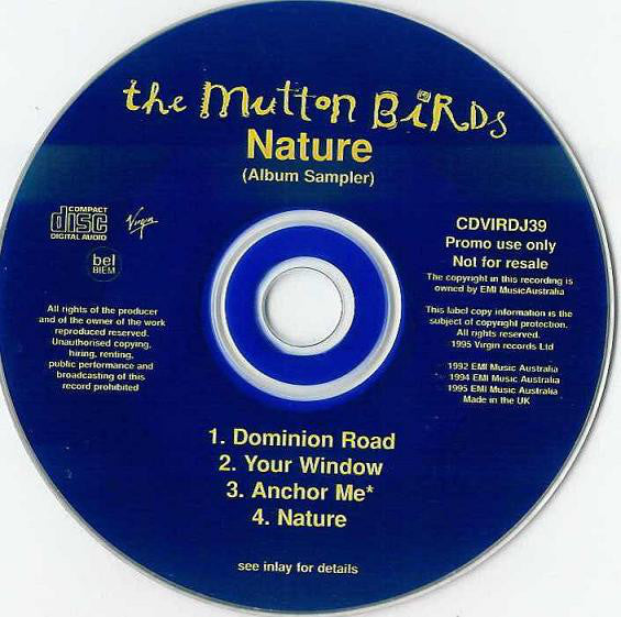 The Mutton Birds : Nature (Album Sampler) (CD, Promo, Smplr)