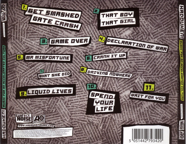 Hadouken! : Music For An Accelerated Culture (CD, Album)