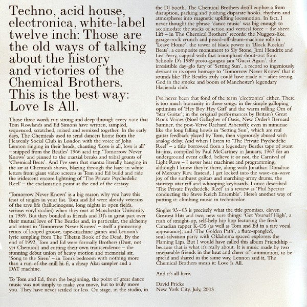 The Chemical Brothers : Singles 93-03 (2xCD, Comp)