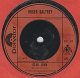 Roger Daltrey : Written On The Wind (7", Single)