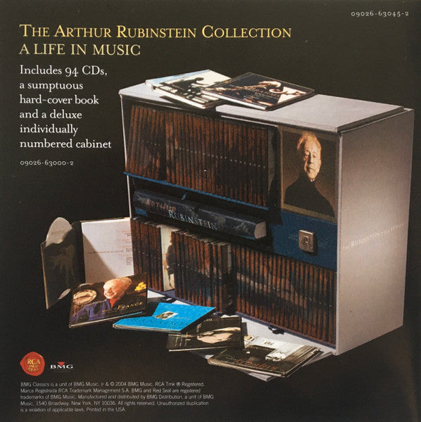 Frédéric Chopin / Arthur Rubinstein : Ballades, Scherzos (CD, Comp, RE, RM)