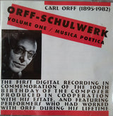 Carl Orff : Orff-Schulwerk Volume One / Musica Poetica (CD, Album)