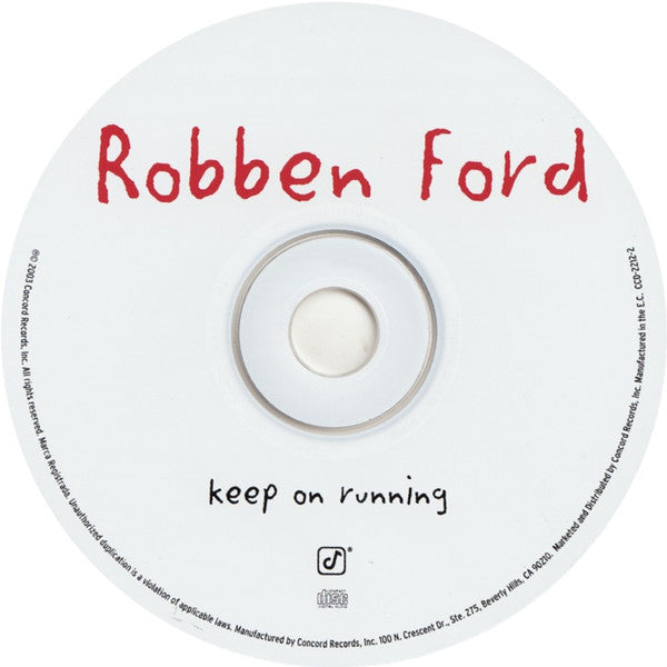 Robben Ford : Keep On Running (CD, Album)