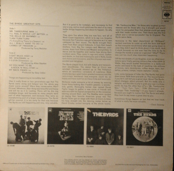 The Byrds : Greatest Hits (LP, Comp)