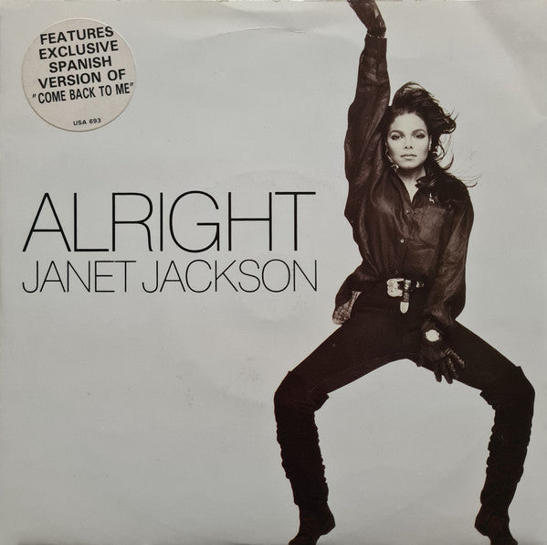 Janet Jackson : Alright (7", Single, Sil)