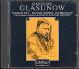 Alexander Glazunov / Symphonie-Orchester Des Bayerischen Rundfunks • Neeme Järvi : Symphonie Nr. 8 • Ouverture Solennelle • Hochzeitsmarsch (CD, Album, Jap)