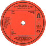 John Travolta, Olivia Newton-John & "Grease" Cast : Summer Nights (7", Single, Red)