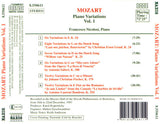 Wolfgang Amadeus Mozart, Francesco Nicolosi : Piano Variations, Vol. 1 (CD, Album)
