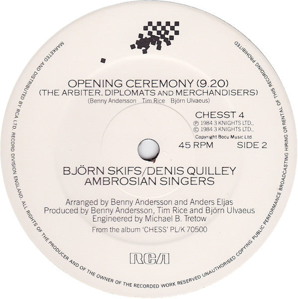 Björn Skifs : The Arbiter (Extended Version) (12", Maxi)