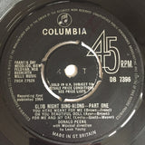 Donald Peers : Club Night Sing-Along-Part One (7")