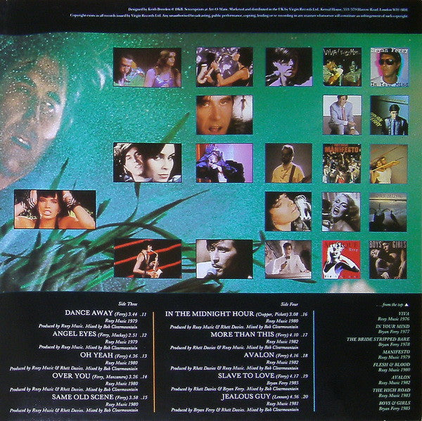 Roxy Music / Bryan Ferry : Street Life - 20 Great Hits (2xLP, Comp, RE, RM)