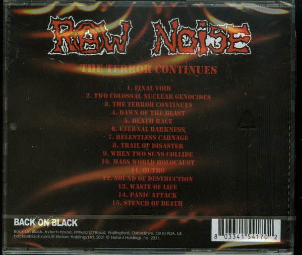 Raw Noise : The Terror Continues (CD, Album, RE)