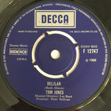 Tom Jones : Delilah (7", Single)