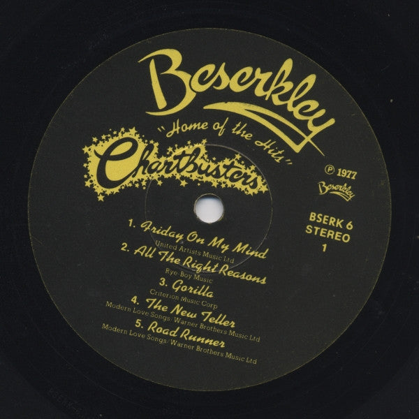Various : Beserkley Chartbusters Volume 1 (LP, Comp, RE)