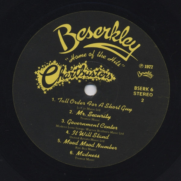 Various : Beserkley Chartbusters Volume 1 (LP, Comp, RE)