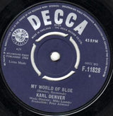 Karl Denver : My World Of Blue (7", Single)