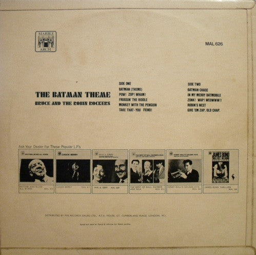 Bruce And The Robin Rockers : The Batman Theme (LP, Album)