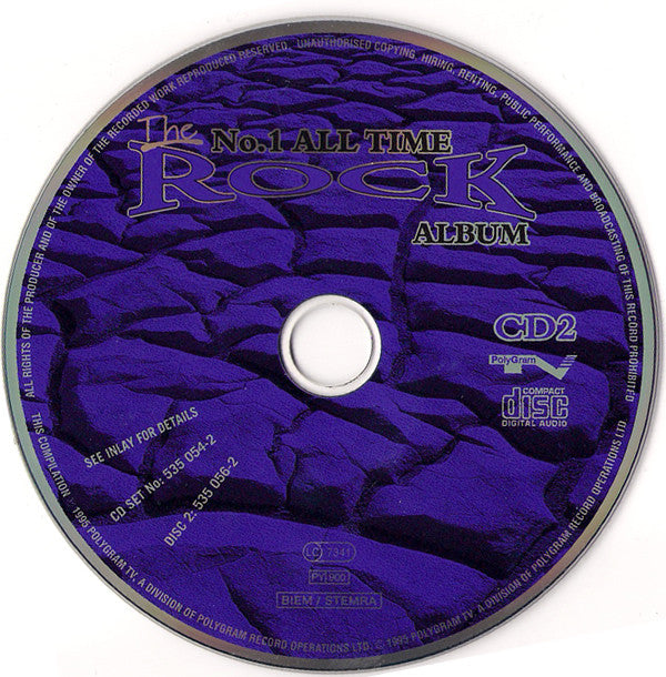 Various : The No.1 All Time Rock Album (2xCD, Comp)