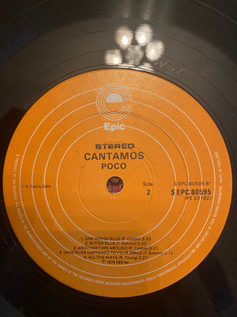 Poco (3) : Cantamos (LP, Album, Die)