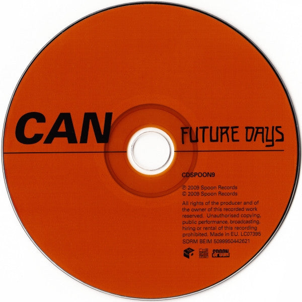 Can : Future Days (CD, Album, RE, RM)
