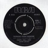 Daryl Hall & John Oates : Running From Paradise (7", Single)