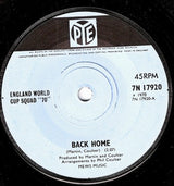 The England World Cup Squad : Back Home (7", Single, Sol)