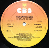 Leonard Cohen - Recent Songs (LP) (Near Mint (NM Or M-)) - DaddyPop