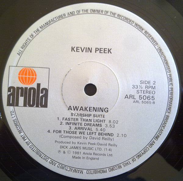 Kevin Peek : Awakening (LP, Album)
