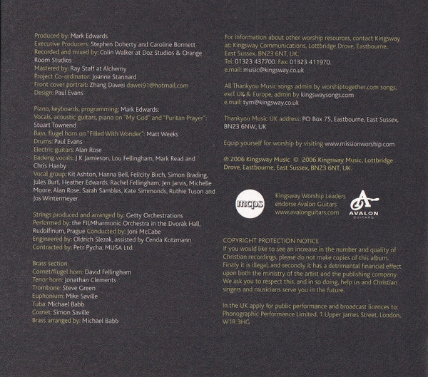 Stuart Townend : Monument To Mercy (CD, Album, Har)