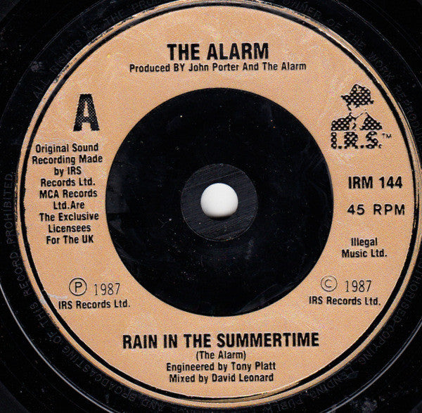 The Alarm : Rain In The Summertime (7", Single)