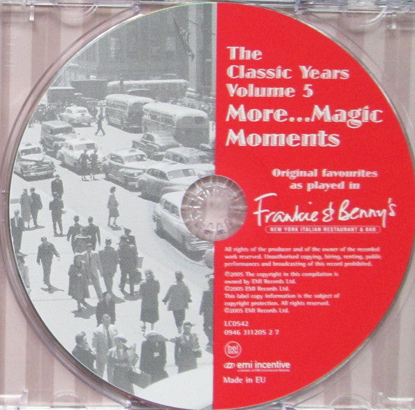 Various : Frankie & Benny's - The Classic Years Volume 5 More... Magic Moments (CD, Comp)