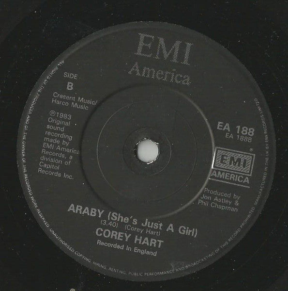 Corey Hart : It Ain't Enough (7")