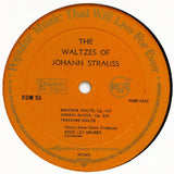 Johann Strauss Jr., Orchester Der Wiener Staatsoper : The Waltzes Of Johann Strauss (LP, Mono, Gol)