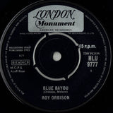 Roy Orbison : Blue Bayou / Mean Woman Blues (7", Single)