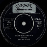 Roy Orbison : Blue Bayou / Mean Woman Blues (7", Single)
