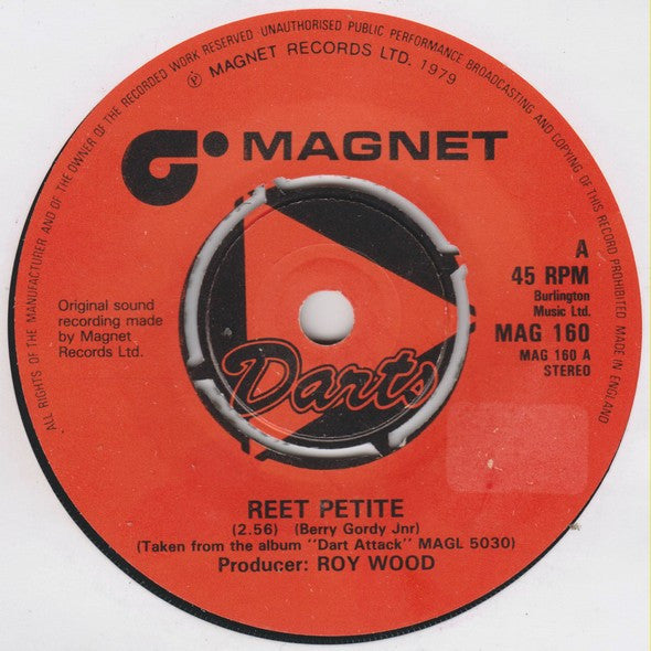 Darts : Reet Petite (7", Single, Blu)