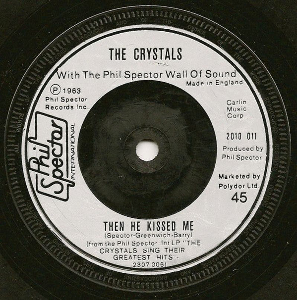 The Crystals With The Phil Spector Wall Of Sound Orchestra : Da Doo Ron Ron (7", Single, RE)