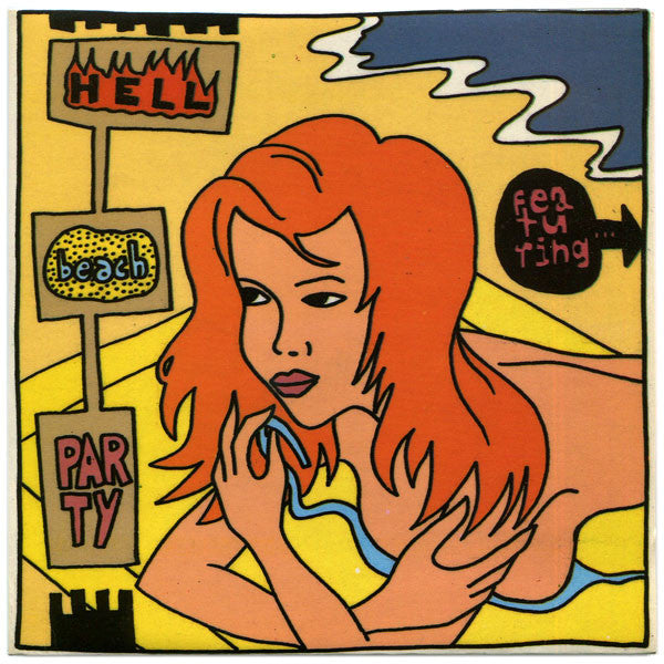 The Phantom Surfers / The Roofdogs : Hell Beach Party! (7", Gat)