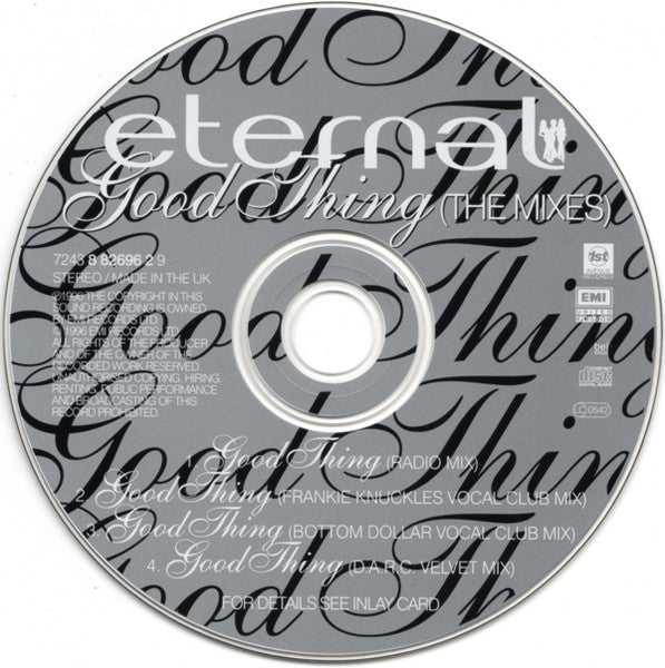 Eternal (2) : Good Thing (The Mixes) (CD, Single)