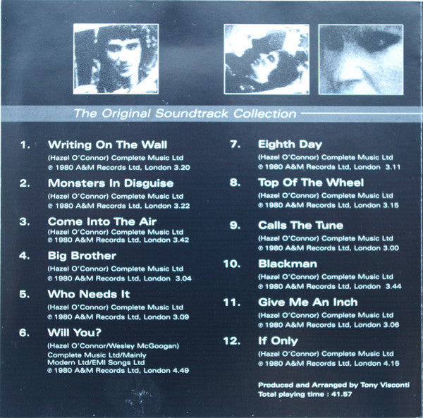 Hazel O'Connor : Breaking Glass (CD, Album, RE, Dis)