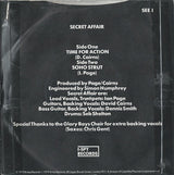Secret Affair - Time For Action (7) (Very Good Plus (VG)) - DaddyPop
