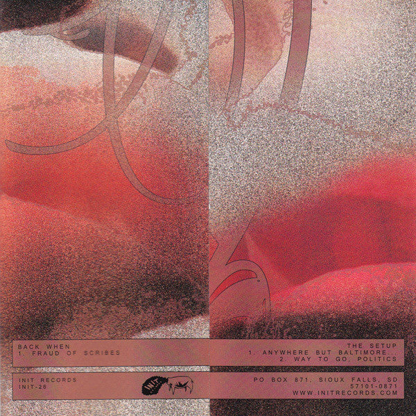 Back When / The Setup (3) : Back When / The Setup (7")