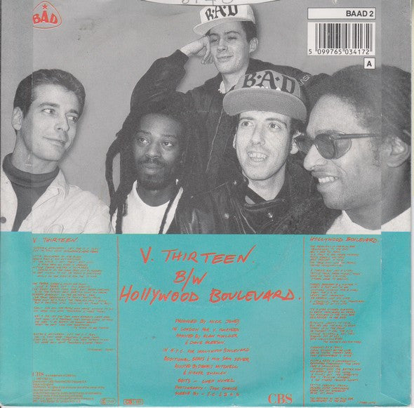 Big Audio Dynamite : V. Thirteen (7", Single)